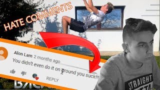 Backflip Progression Comments!(HATE)
