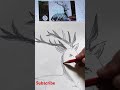 Kitna haseen chehra kitni ..easy hiran #drawing#art#hiran🦌🥰🙏