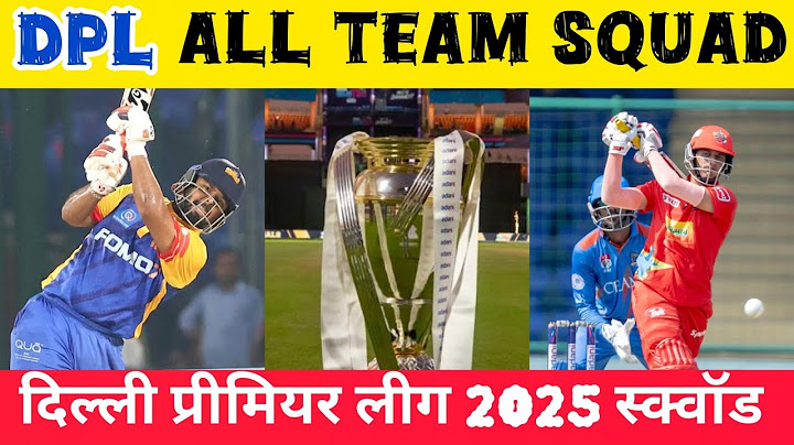 Delhi Premier league DPL 2025 All Team Squad | DPL Auction 2025 | DPL Season 2 Team squad |