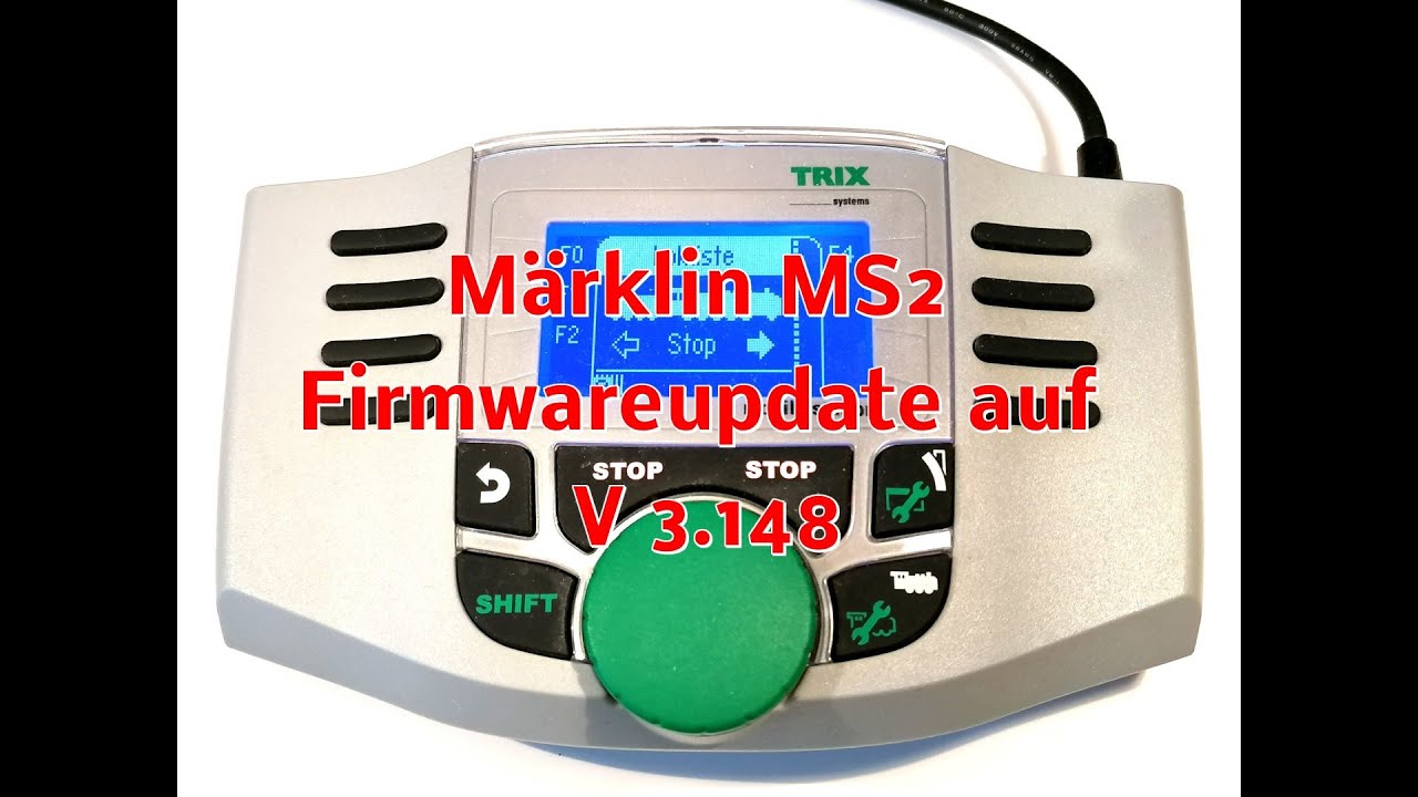 MS2 Firmware-Update 3.121 auf 3.148 an einer CS2 mit V3.85