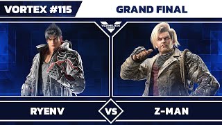 Vortex Vmln Ryenv Jin Vs Z-Man Paul L - Grand Finals - Tekken 8 Demo