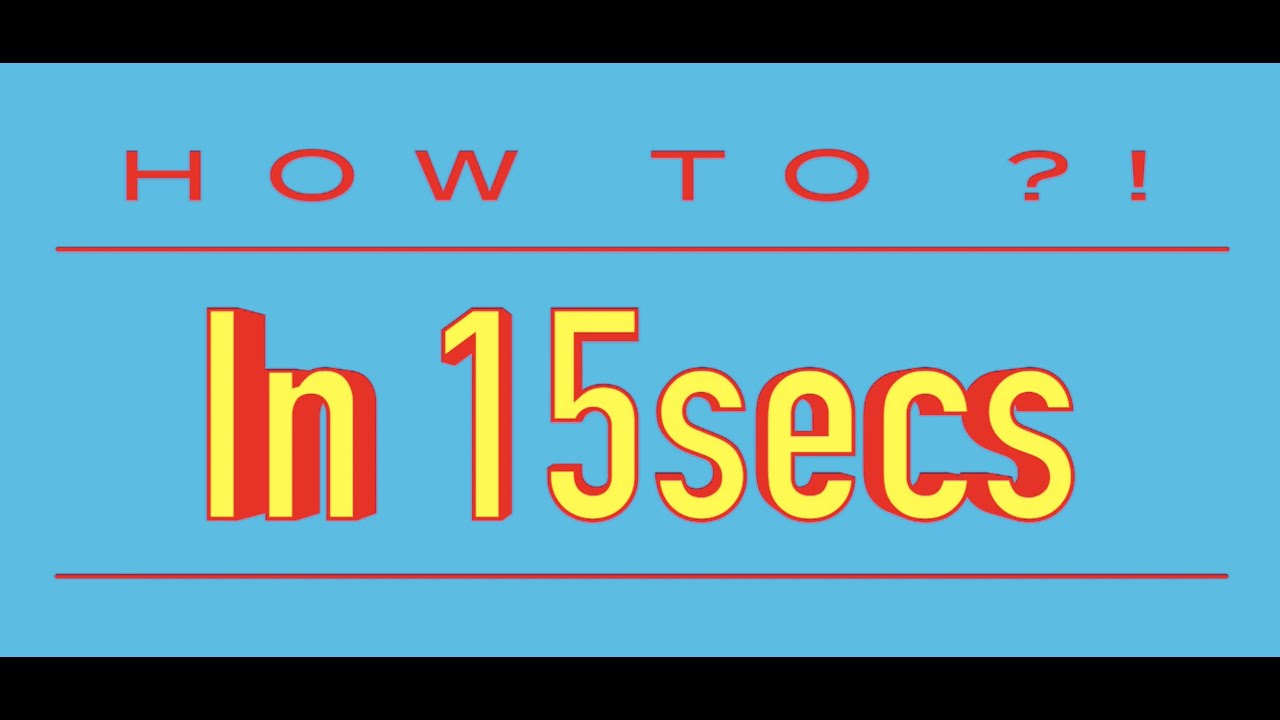 HOW TO?! In 15secs | Reset your Workspace in FCP