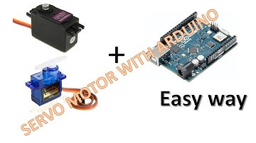 how to control  a servo motor using arduino step by step