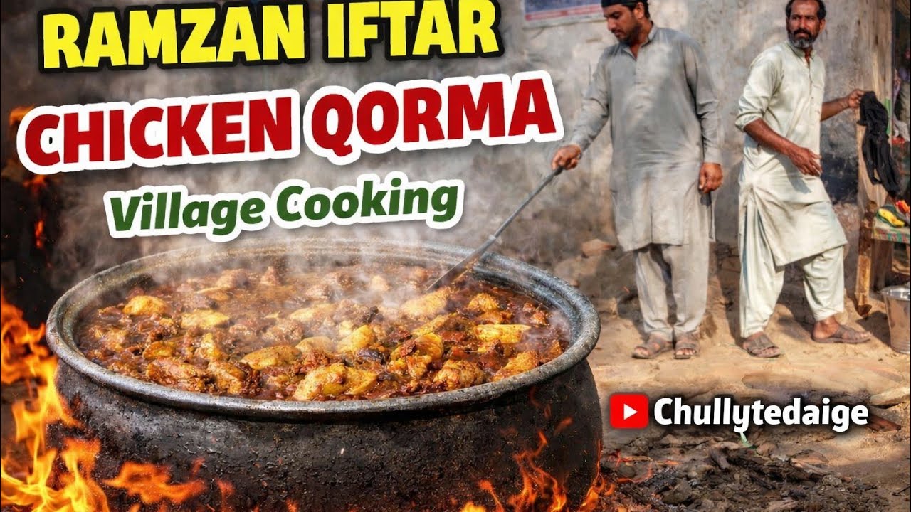 ⭐ Delicious Ramzan Iftar Chicken Qorma Recipe – Village Cooking Style