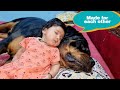 My dog protecting my Baby || dog loves Baby || cute dog video.