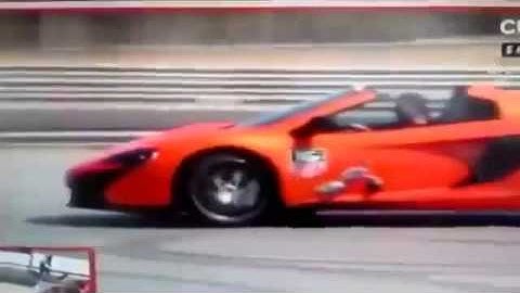 Cristiano Ronaldo &  Jenson Button  Showing off Driving skills | McLaren F1