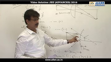JEE Advanced 2016 Physics Solution Q. 7, 8, 9, 10 (Paper-1) Code-9