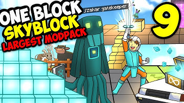 Part 9- One Block Skyblock but I download every single mod