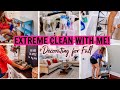 2021 EXTREME ULTIMATE CLEAN WITH ME! | CLEANING MOTIVATION | FALL DECORATING | Amy Darley