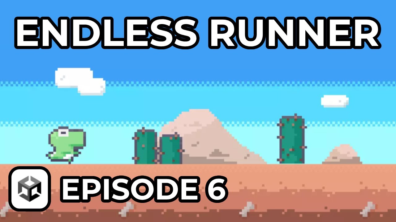 Making An Endless Runner In Unity - Episode 6 (Score UI) - YouTube