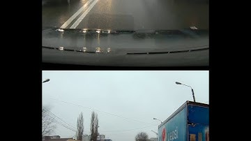 Viofo A119 Pro factory sample vs A119 day rain test 1