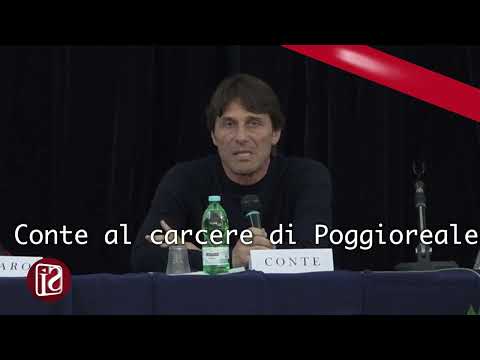 Video Se vedo gente che ride dopo una sconfitta mi incazzo. Conte si racconta nel carcere di Poggioreale