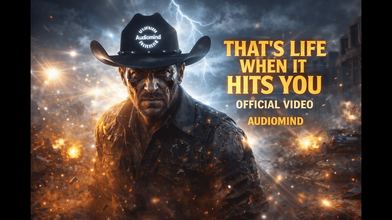🔥That’s Life When It Hits You – Outlaw Country Rock (Official Music Video) Audiomind🎶