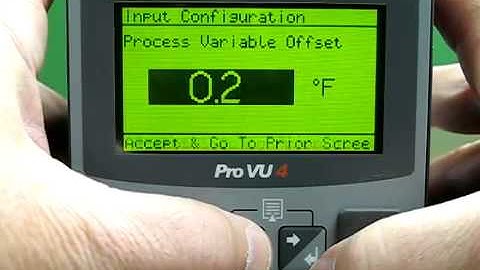 West Controls ProVU 4 - Calibrate to Sensor // PCE