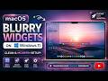 macOS Blurry Widgets on Windows 11 – Clean & Modern Setup!