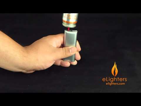 Visol "Maximus" Chrome Matte Torch Flame Lighter - VLR201301