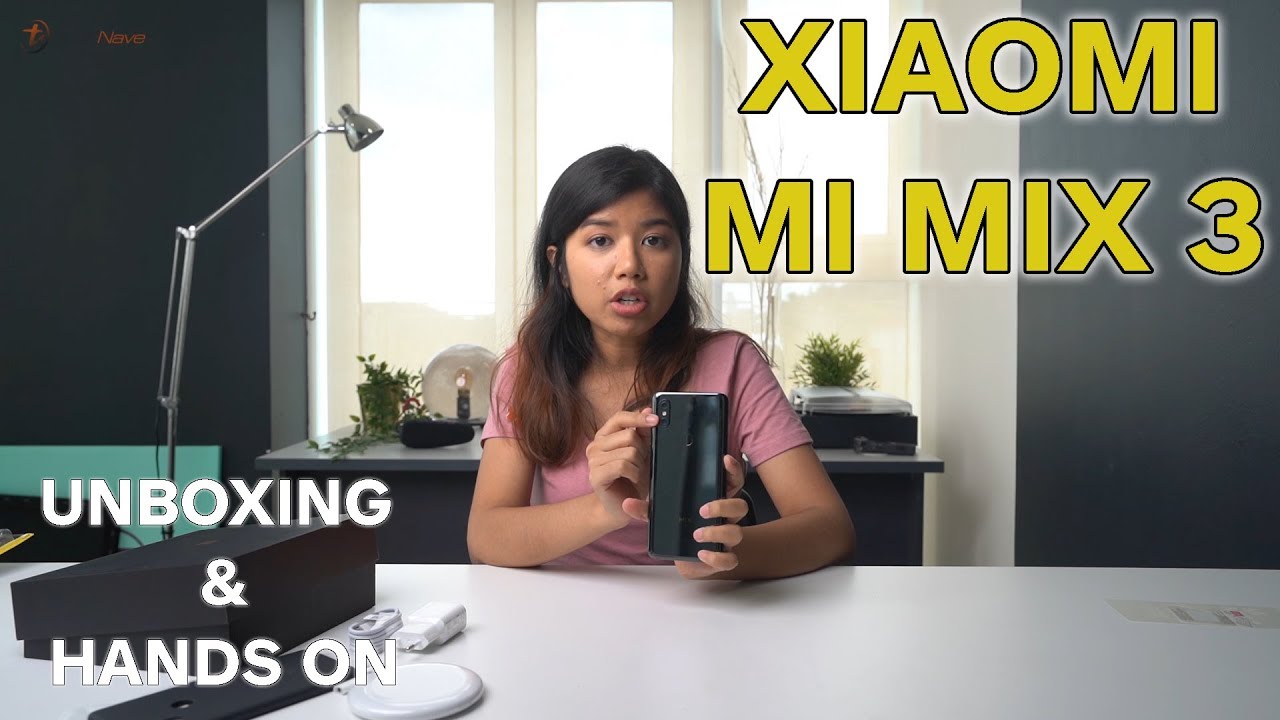 Xiaomi Mix Mix 3 unboxing and hands-on video by TechNave.Com
