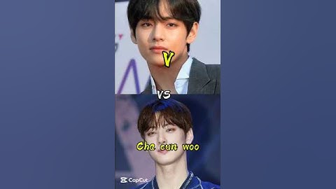 Bts V vs Astro Cha eun woo 🔥Donot miss the end 😍#youtubeshorts #btsv #chaneunwoo #kpop  #shortvideo