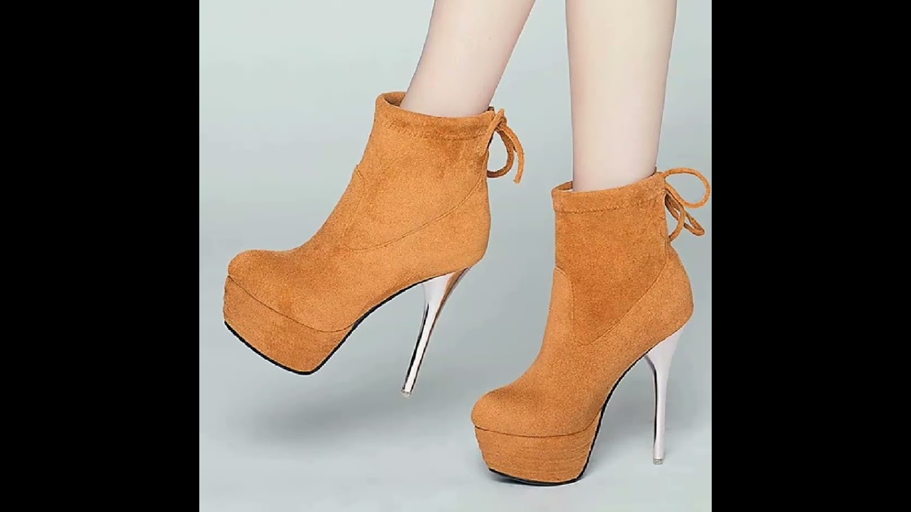 Winter ladies shoes collection