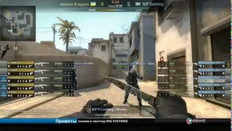 ADragons vs  NiP map 1 mirage  ESWC 2013