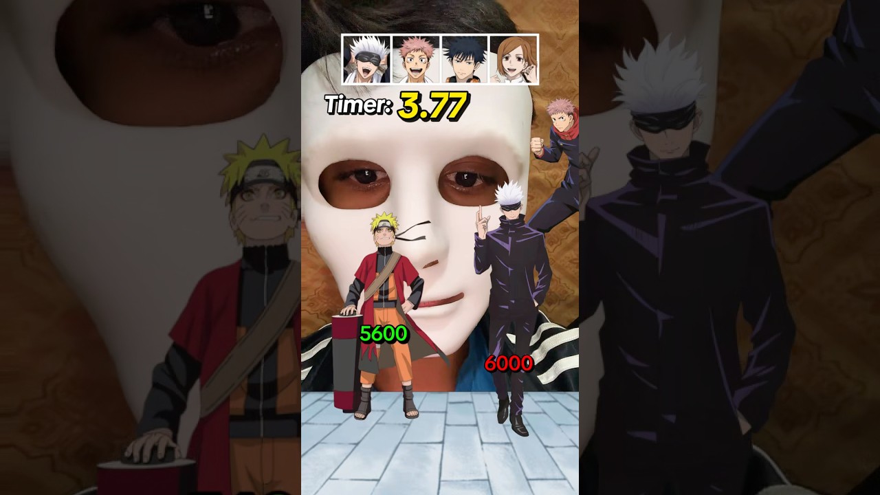 Naruto vs JJK IQ Battle💀🔥