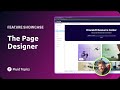 Feature Showcase #1 - The Page Designer