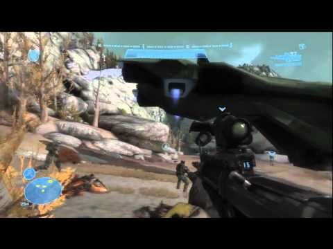Halo Reach - Mission 3 ONI: Sword Base Walkthrough - Part 1/2 w/commentary