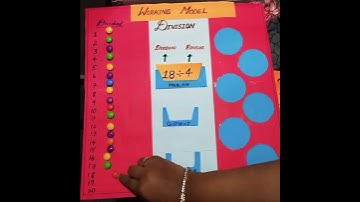 maths model division machine / working model of division /maths tlm #wok