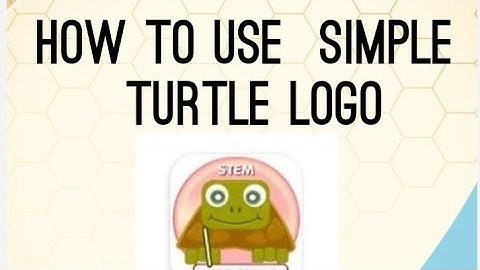 How to use simple turtle logo