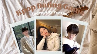 Kpop Dating Game University Version