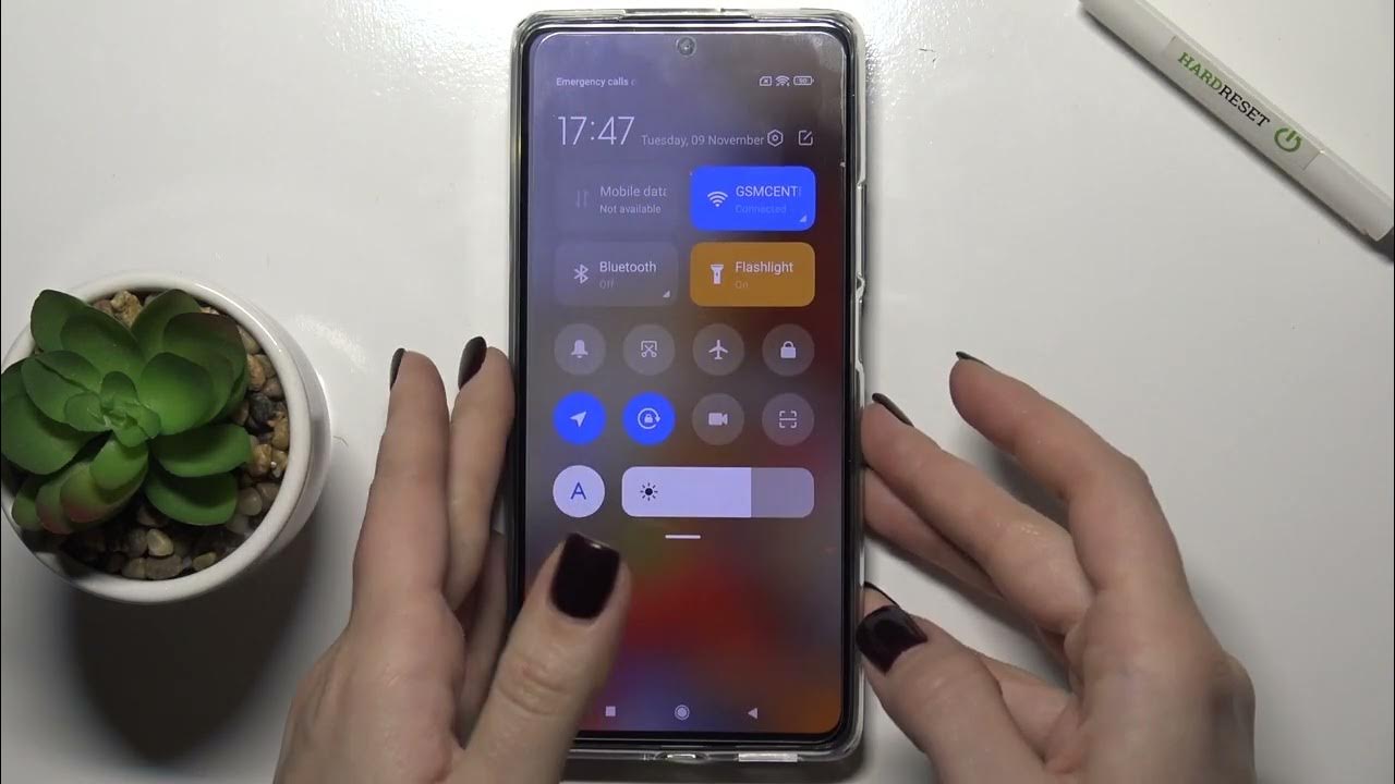 How to Turn On Flash Light in XIAOMI 11T Pro Activate Flash Light