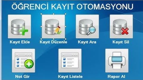 C#DERS VİDEOLARI,C# Öğrenci Takip Sistemi  C# ÖĞRENCİ KAYIT PROGRAMı#1