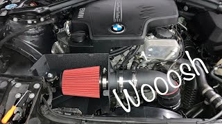 BMW CTS Intake & FTP Turbo Inlet Install F30 328i (N20) Plus Revs & Turbo Noises!