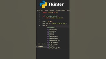 Python TKINTER in 25 seconds! 🔥👨‍💻 #shorts  #python #programming  #coding  #learnpython #tkinter