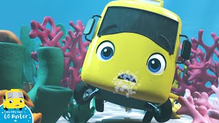 WOW! Bust is UNDERWATER! | Go Buster! | Bus Cartoons for Kids! | Funny Videos & Songs