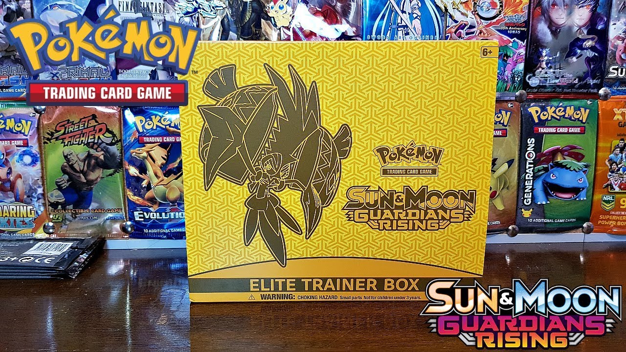 Pokemon Sun and Moon Guardians Rising Elite Trainer Box