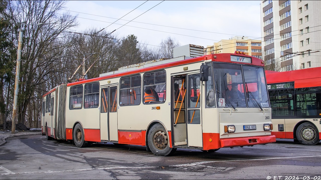 (VVT 2TP) Škoda 15Tr03/6 #2603 / Vilnius, Lithuania /