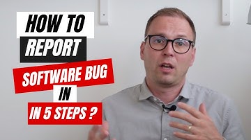 How to report software bug easy in 5 steps?