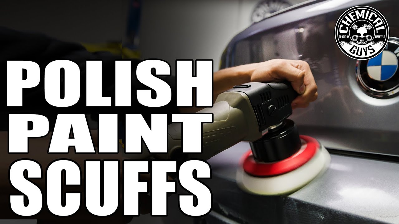 How To Polish Out Paint Scuffs - Chemical Guys All-In-One Polish - YouTube