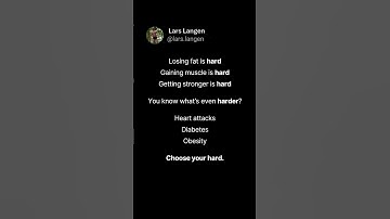 Which Hard Do You Choose?Follow @lars.langen if your health is your no.1 priority! #hard