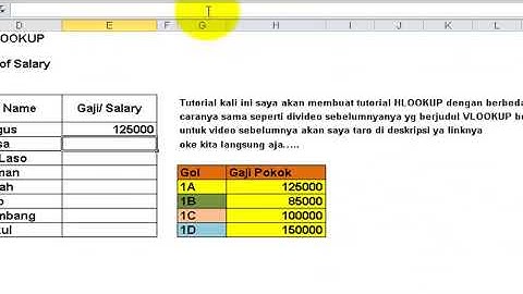Tutorial rumus hlookup beda sheet ms excel