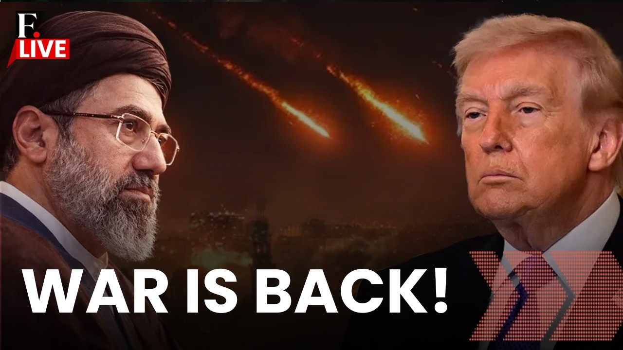 US Iran War LIVE: Trump Attacks Iran Again | Missiles in Middle East | Hormuz Crisis Explodes thumbnail