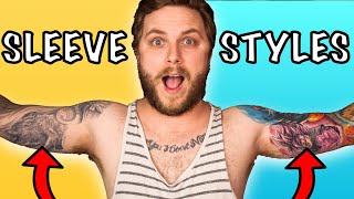 The Different TYPES Of SLEEVE TATTOOS & What One Is BEST For YOU! screenshot 5
