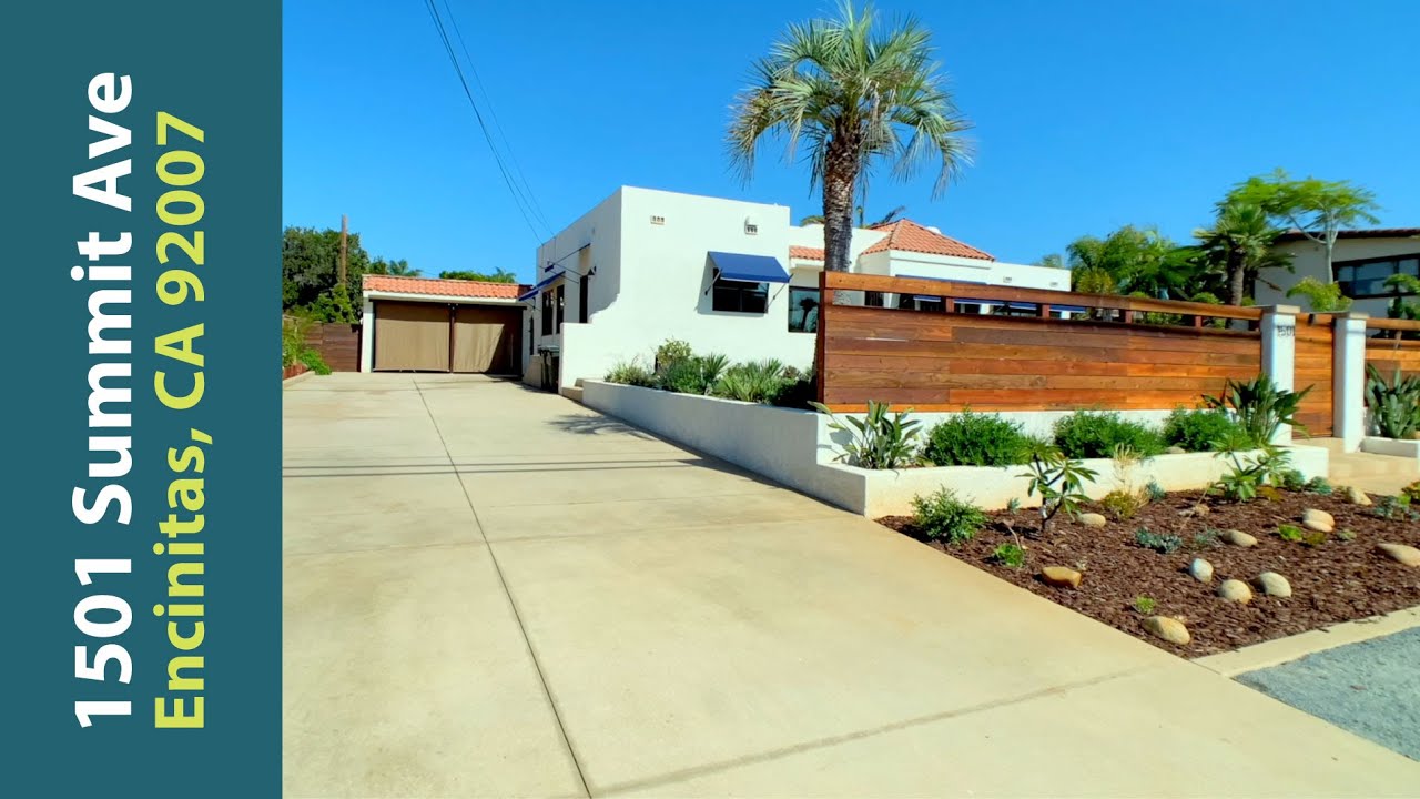 1501 Summit Ave, Encinitas - Home for Sale Encinitas