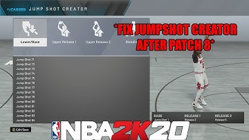 HOW TO FIX JUMPSHOT CREATOR AFTER PATCH 8 😤🛠🔥🔍