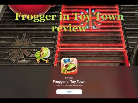 Frogger in Toy Town Apple Arcade iOS game play - YouTube