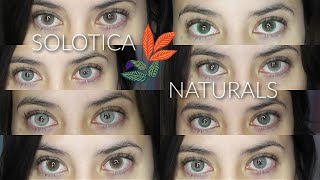 Solotica Soflex Natural Colors 2020 Review (ALL 7 COLORS CLOSE UP)