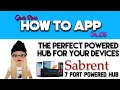 The Perfect Powered Hub for Your Devices by Sabrent 7 Port USB +3 - How To App on iOS! - EP 442 S8