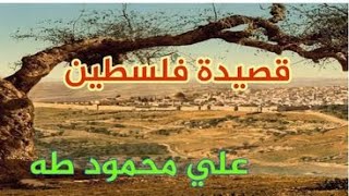 قصيدة فلسطين علي محمود طه