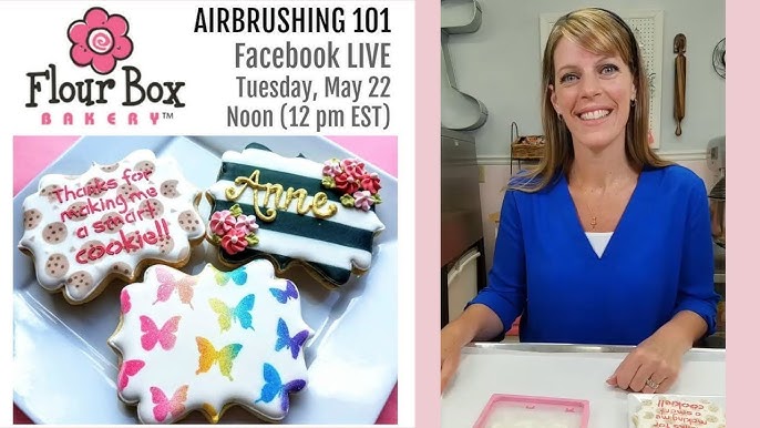 Tips on using an airbrush machine for cookies - Biscuit Studio